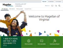 Tablet Screenshot of magellanofvirginia.com